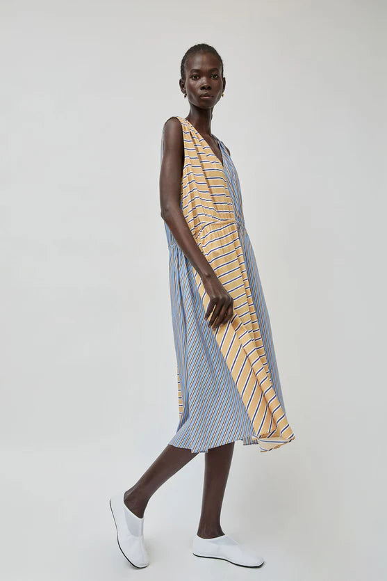 No. 6 Store – Leigh Dress in Oxford Stripe