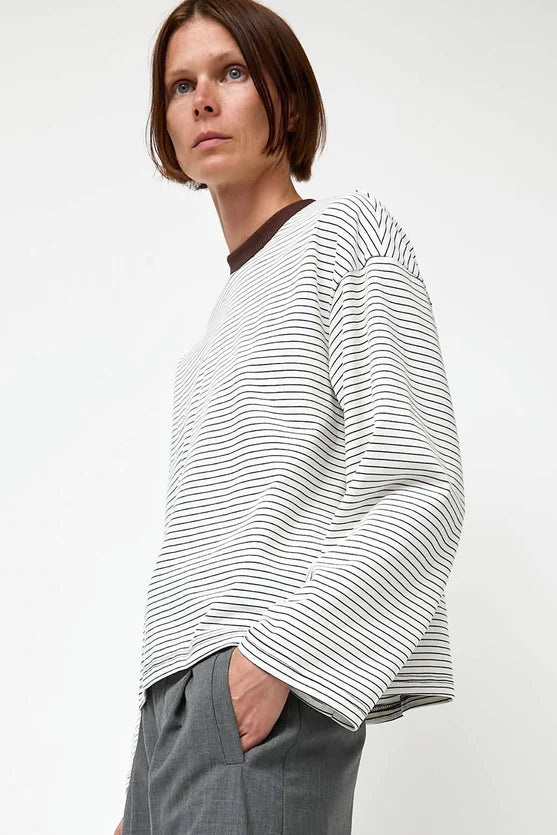 No. 6 Store – Nora Top in White Stripe