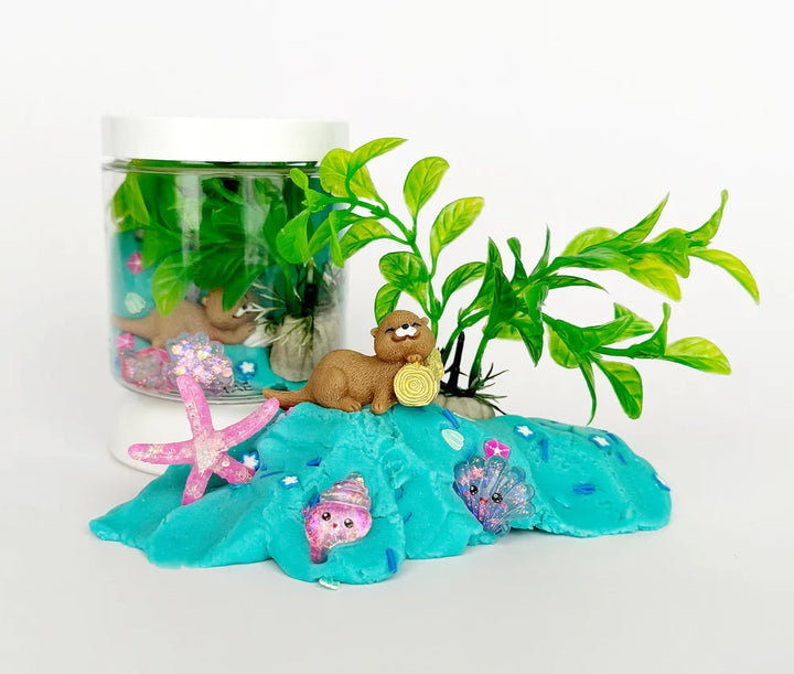 Earth Grown KidDoughs - Mini Dough-To-Go in Otterly A-Dough-Rable