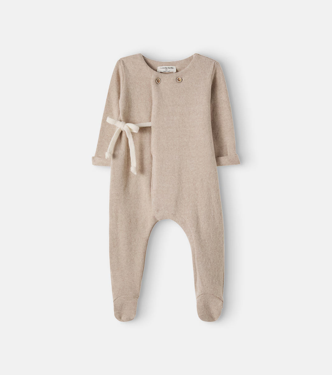 +1 in the Family – Havre Jumpsuit with feet in Beige