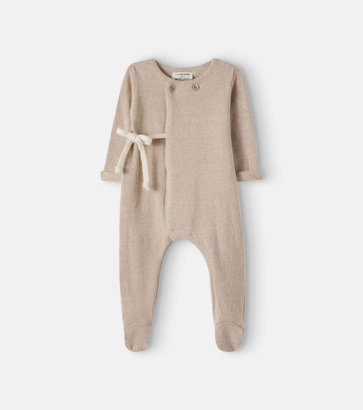 +1 in the Family – Havre Jumpsuit with feet in Beige