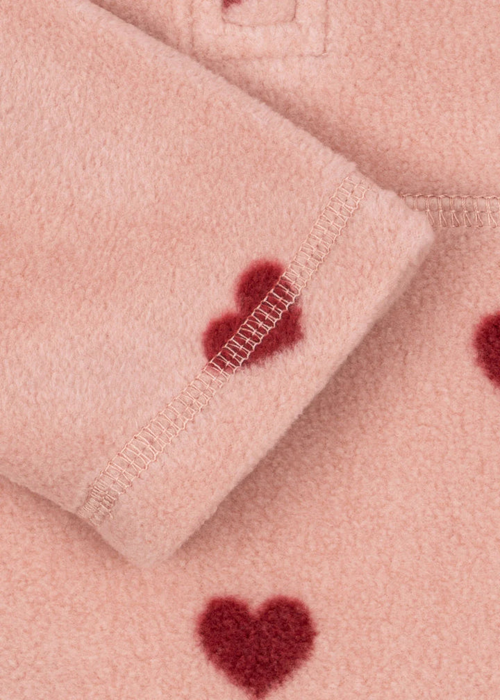 Konges Slojd - Tavi Fleece Sweatshirt in Hearts