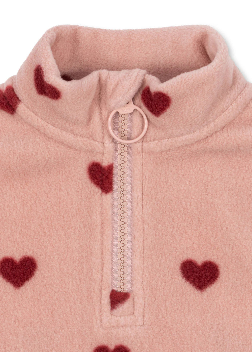 Konges Slojd - Tavi Fleece Sweatshirt in Hearts