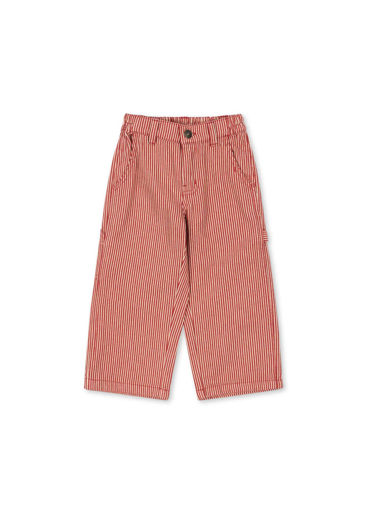 Konges Slojd - Luc Pants in Milk Rouge Stripe