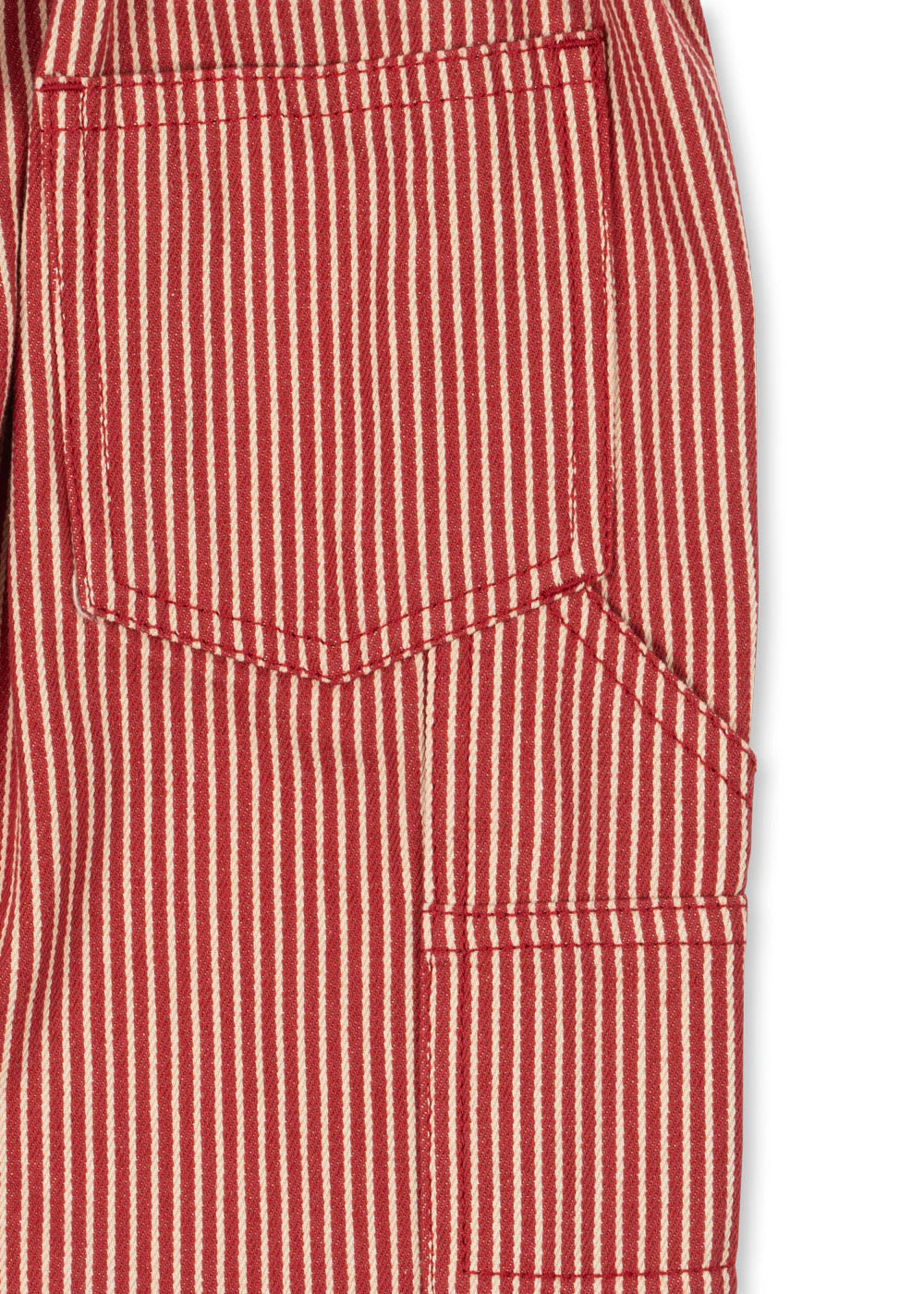 Konges Slojd - Luc Pants in Milk Rouge Stripe
