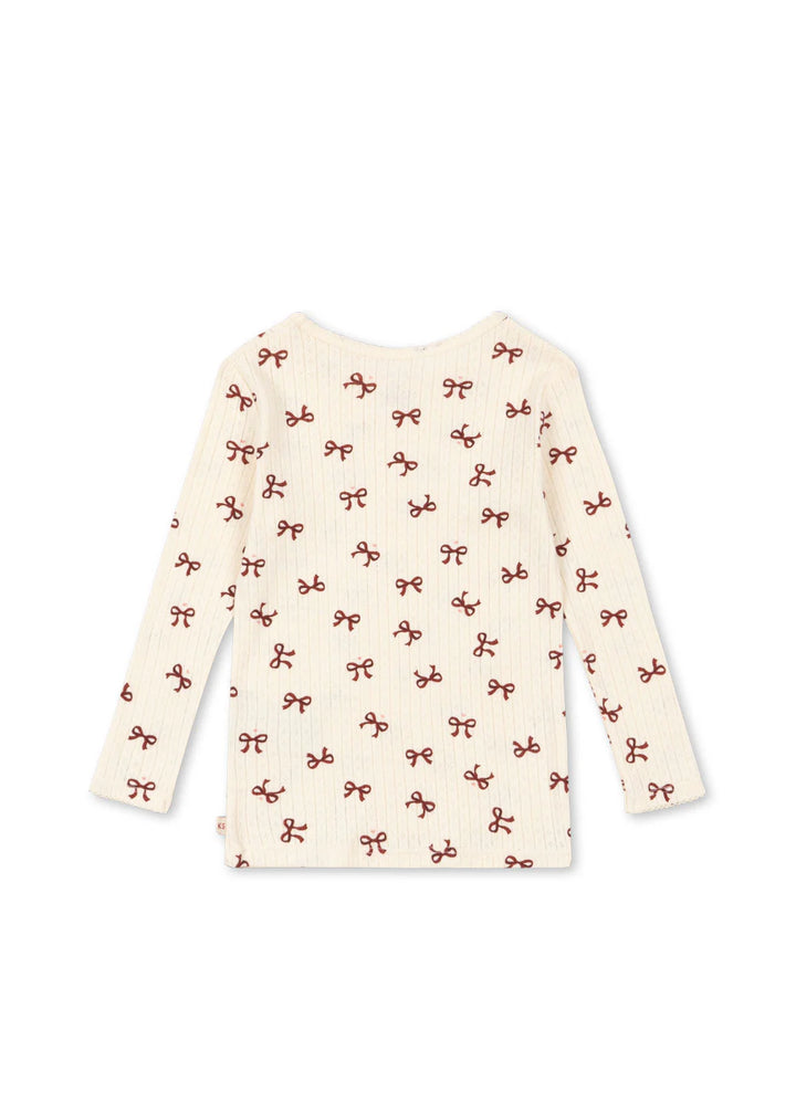 Konges Slojd - Minnie Longsleeve Top in Bows