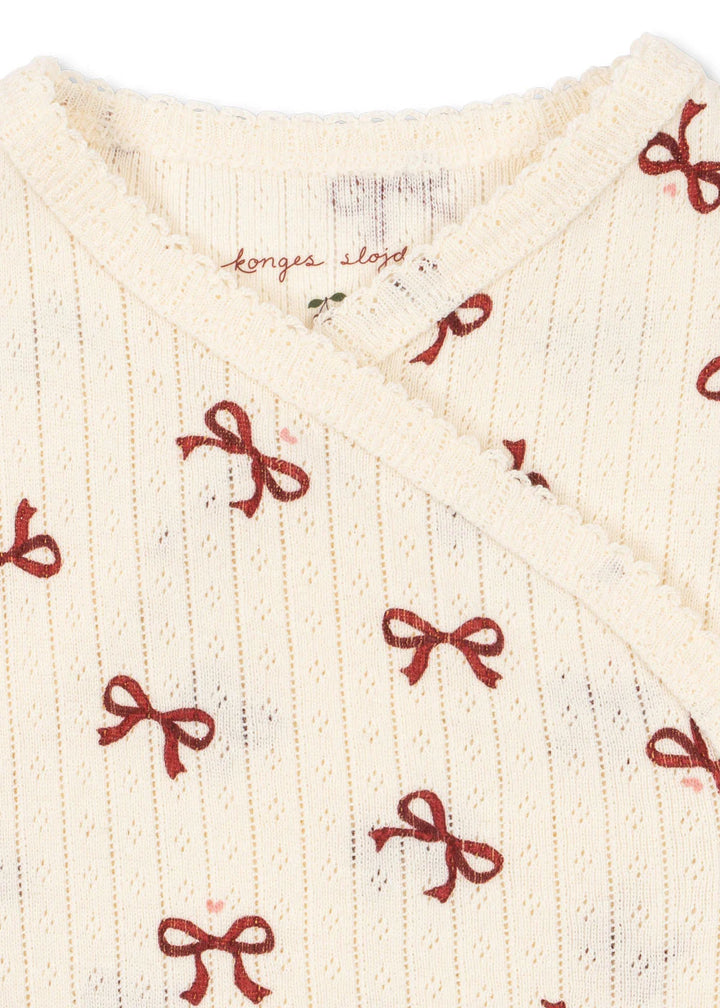 Konges Slojd - Minnie Wrap Bodysuit in Bows