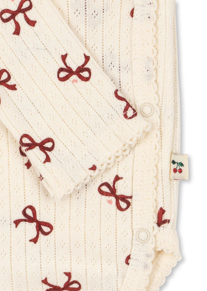 Konges Slojd - Minnie Wrap Bodysuit in Bows