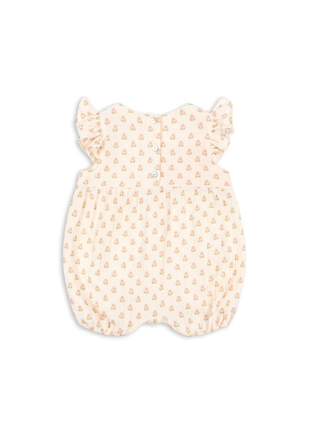 Konges Slojd - Coco Frill Romper in Carta Rosa