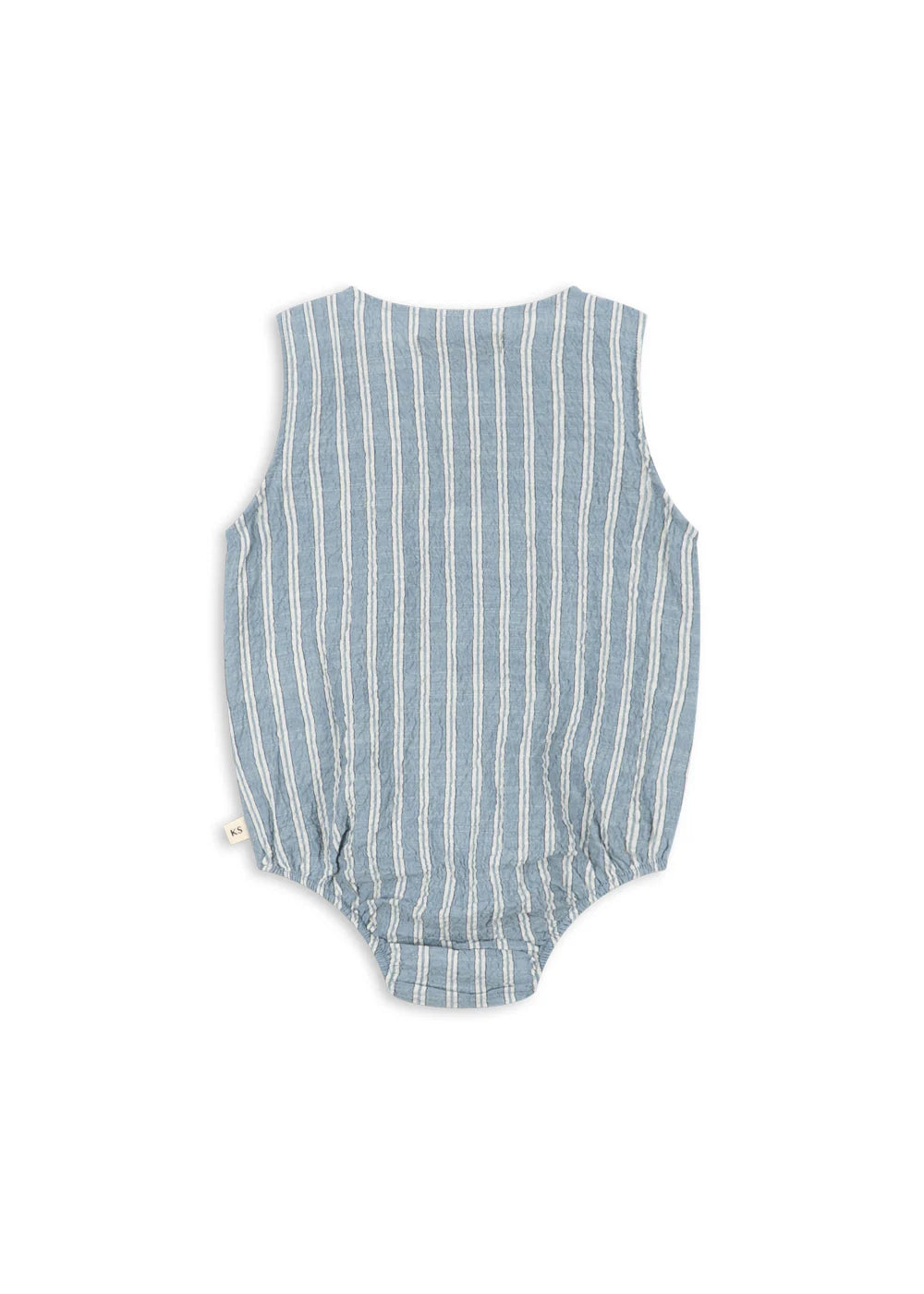 Konges Slojd - Elliot Romper in Trio Blue Stripe
