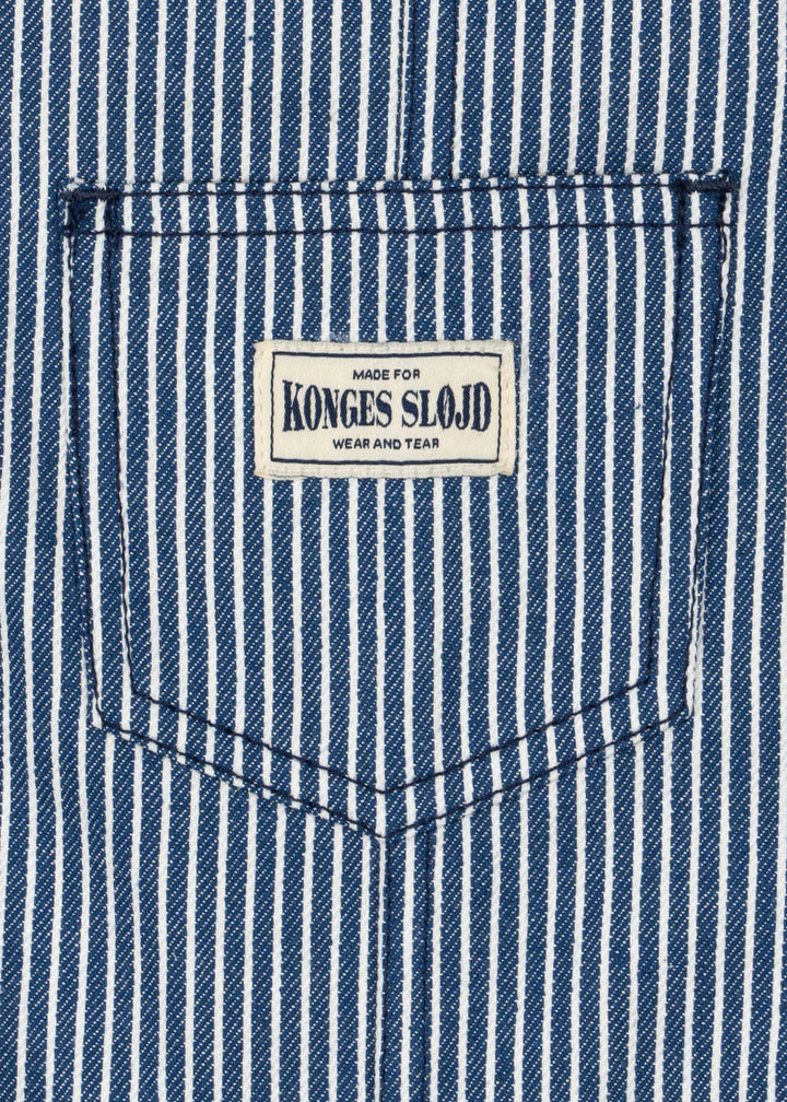 Konges Slojd - Luc Denim Overalls in Blue Stripe