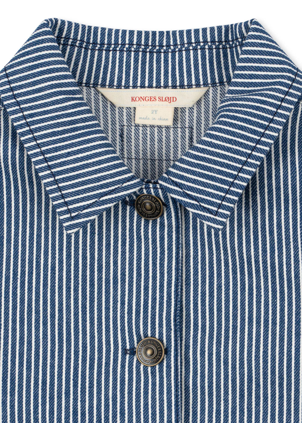 Konges Slojd - Luc Shirt Jacket in Blue Stripe