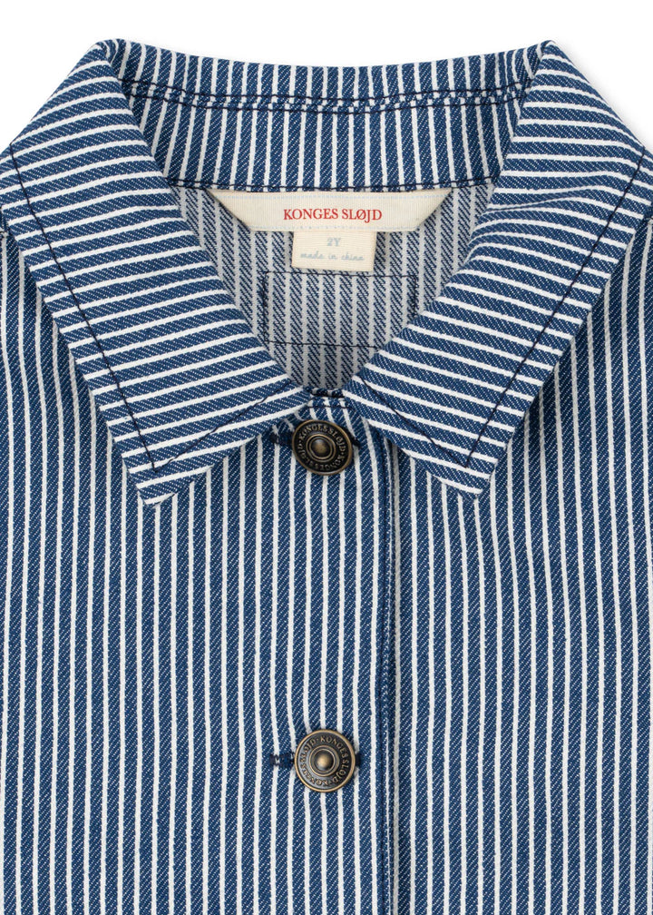 Konges Slojd - Luc Shirt Jacket in Blue Stripe