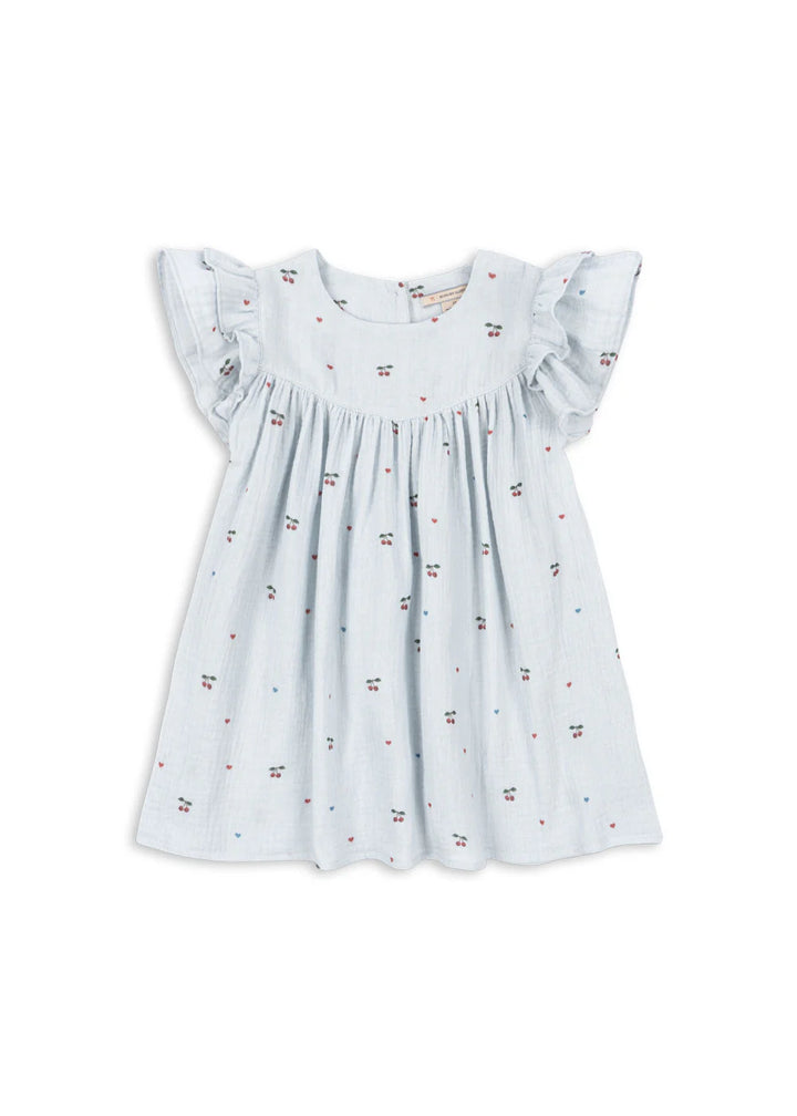 Konges Slojd - Coco Dress in Cherry Blue Coeur