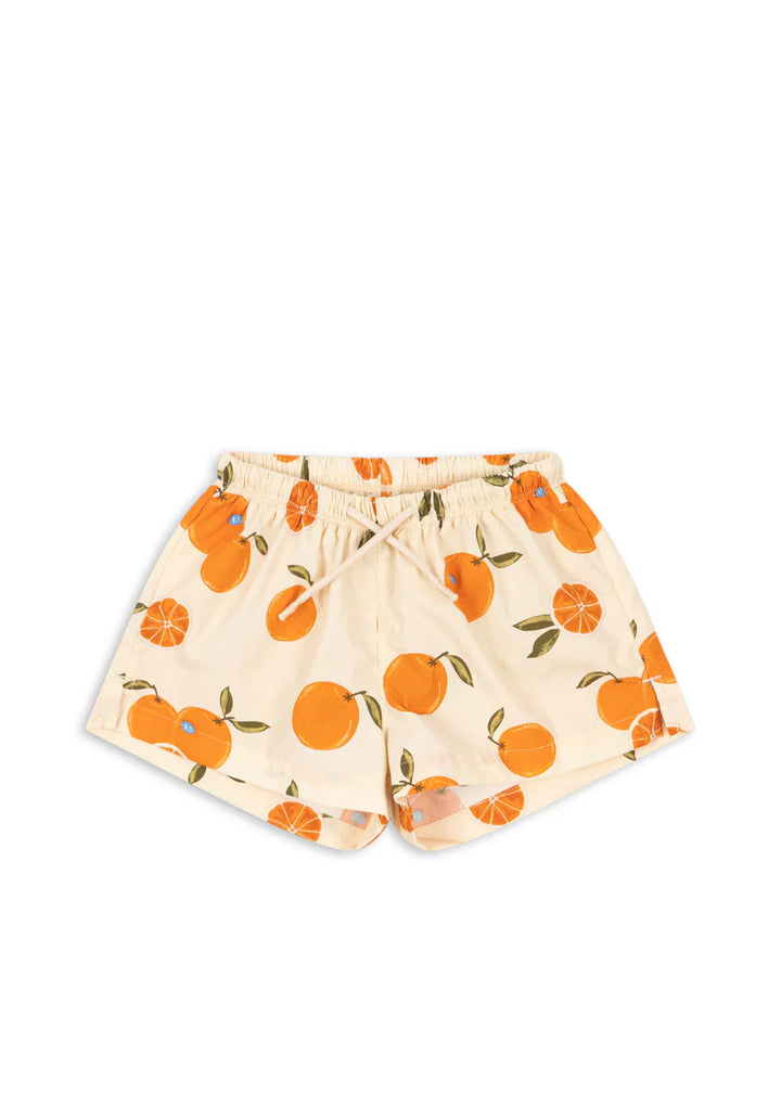 Konges Slojd - Pomio Swim Shorts in Arancia