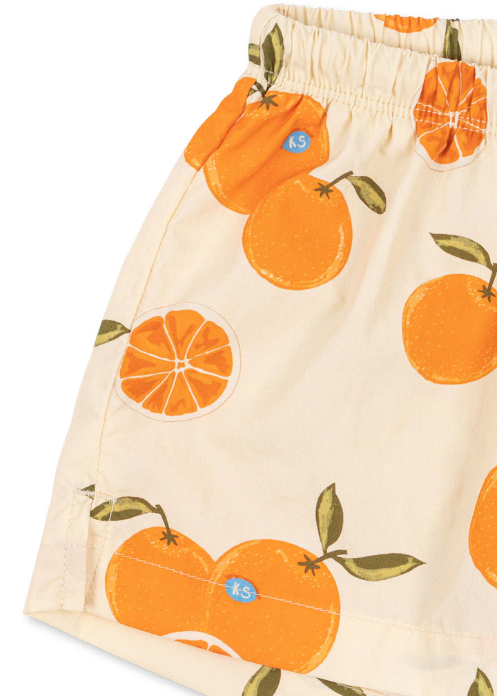 Konges Slojd - Pomio Swim Shorts in Arancia