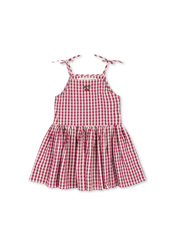 Konges Slojd - Isotta Dress in Raspberry Check