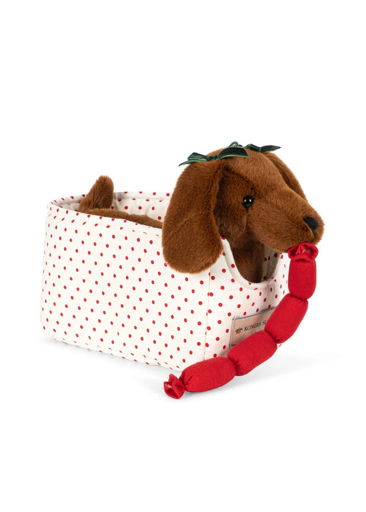Konges Slojd - Chorizo Sausage Dog in Carrier