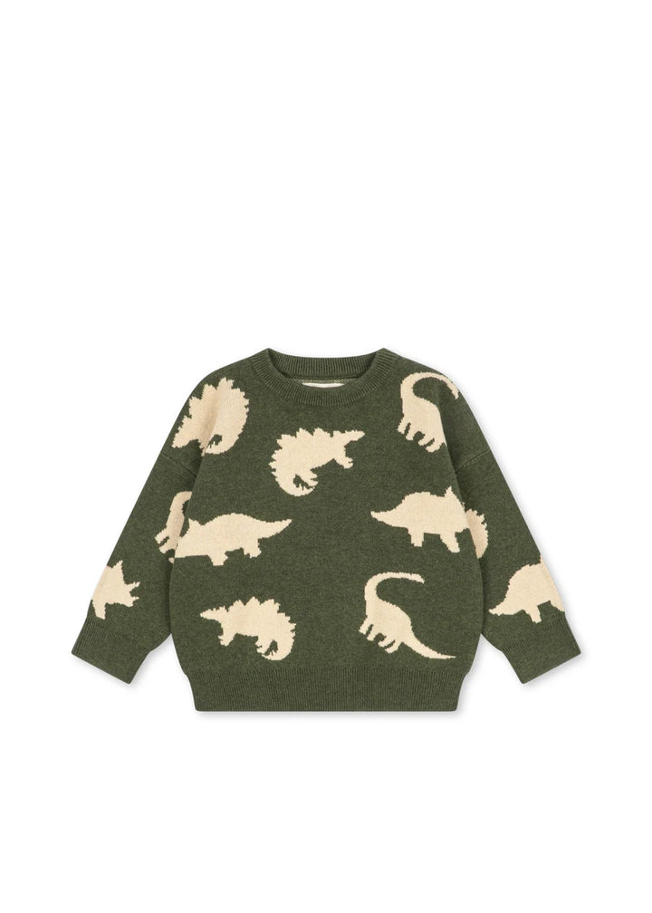 Konges Slojd - Lapis Knit Wool Blend Sweater in Dino