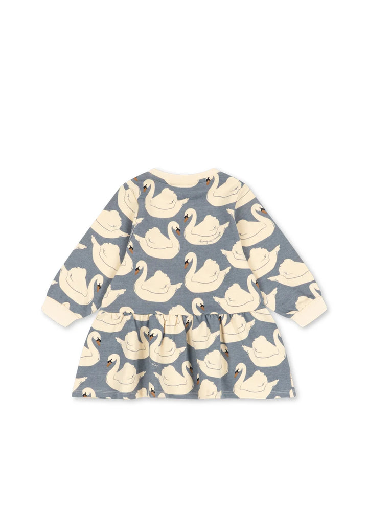 Konges Slojd - Loupy Sweat Dress in Swans