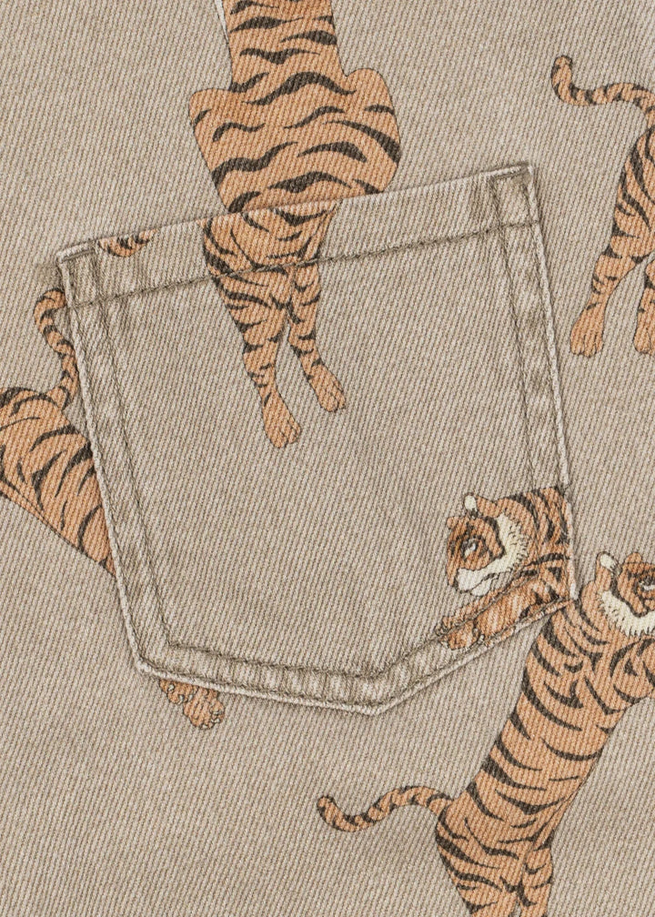 Konges Slojd - Magot Denim Overalls in Tiger