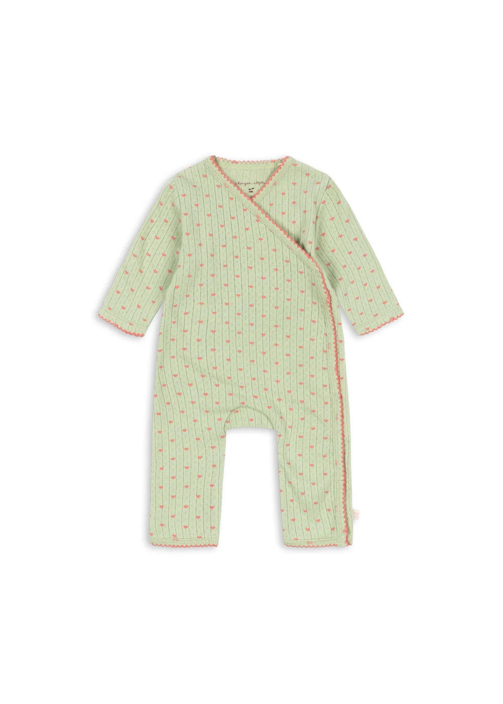 Konges Slojd - Minnie Newborn Onesie in Coeur Lint