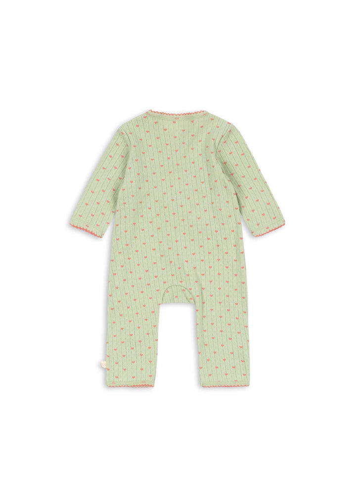 Konges Slojd - Minnie Newborn Onesie in Coeur Lint