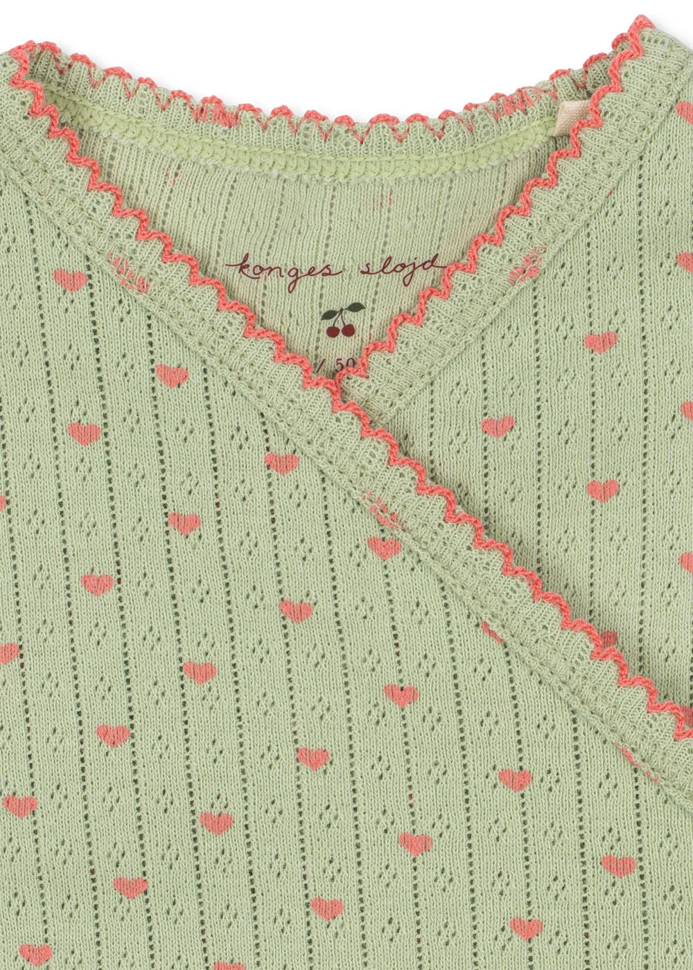 Konges Slojd - Minnie Newborn Onesie in Coeur Lint