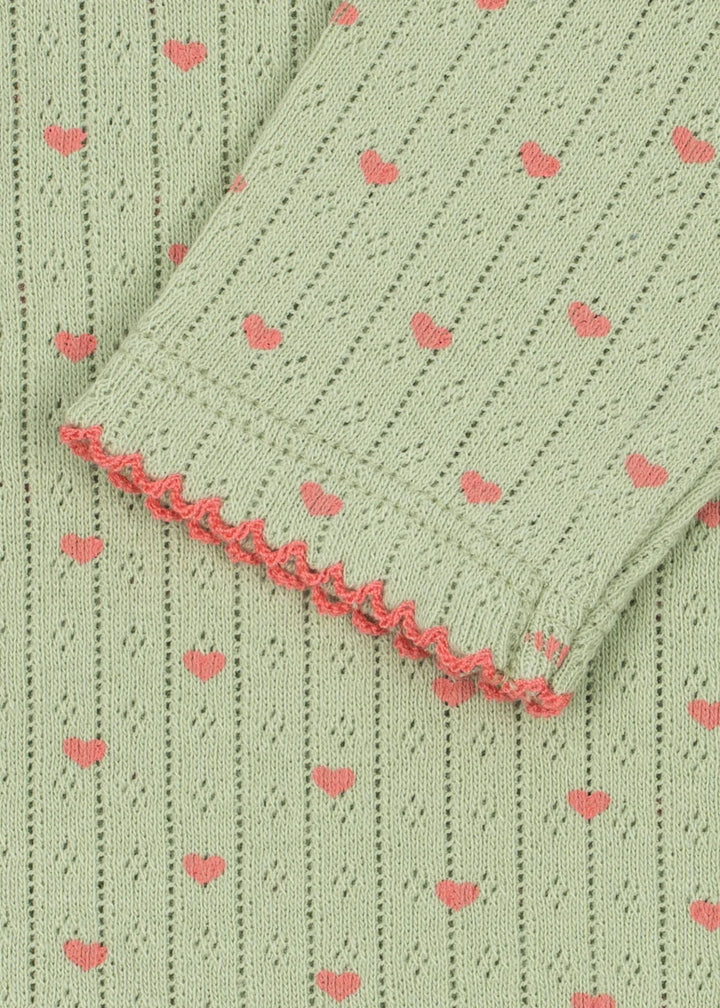 Konges Slojd - Minnie Newborn Onesie in Coeur Lint