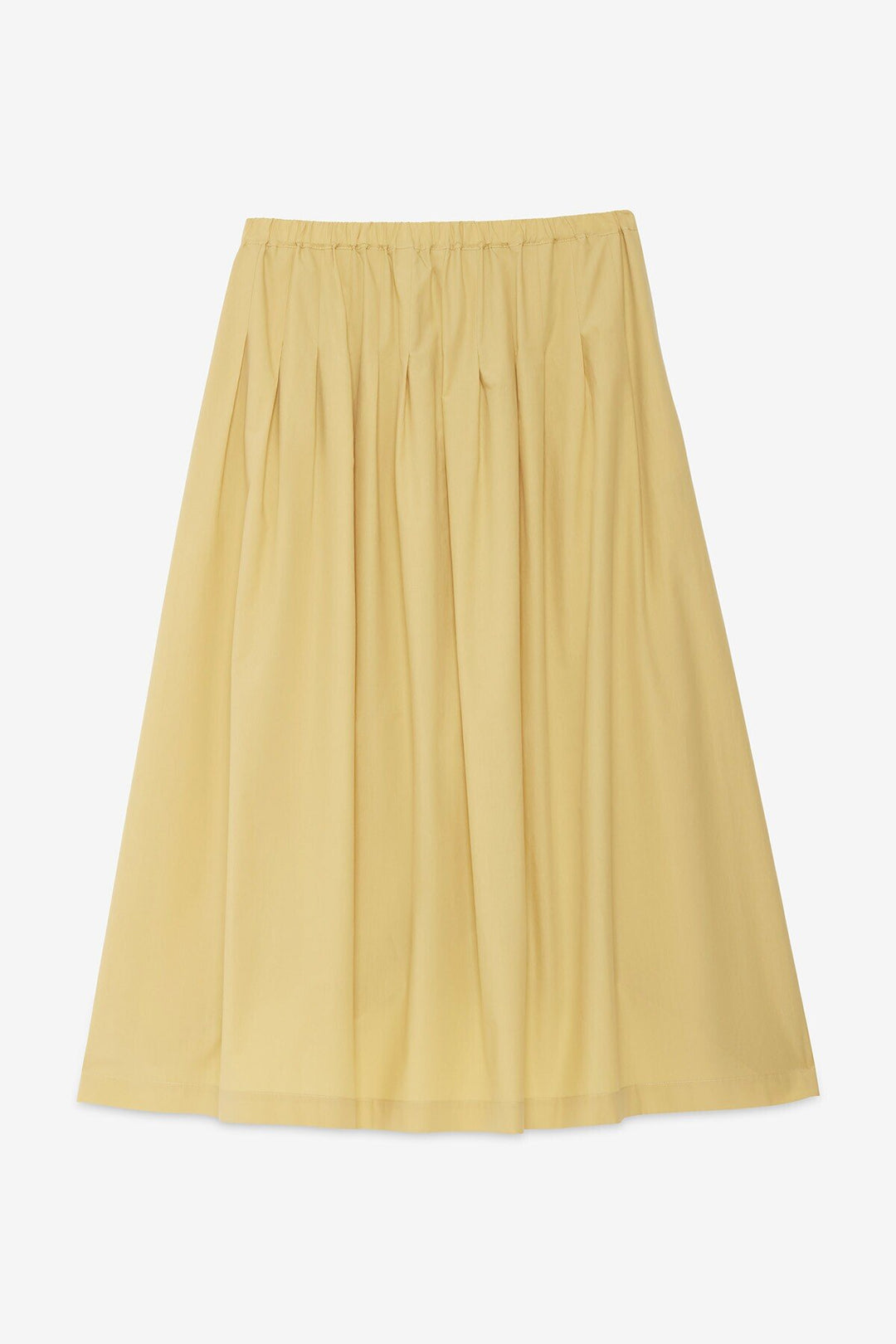 Ottod'Ame - Pleated Poplin Skirt Camelia