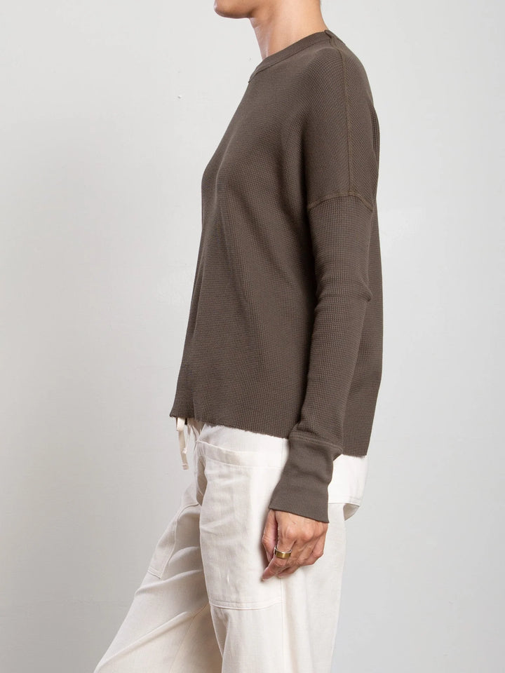 Pharaoh – Jordan Thermal Long Sleeve Tee in Moss