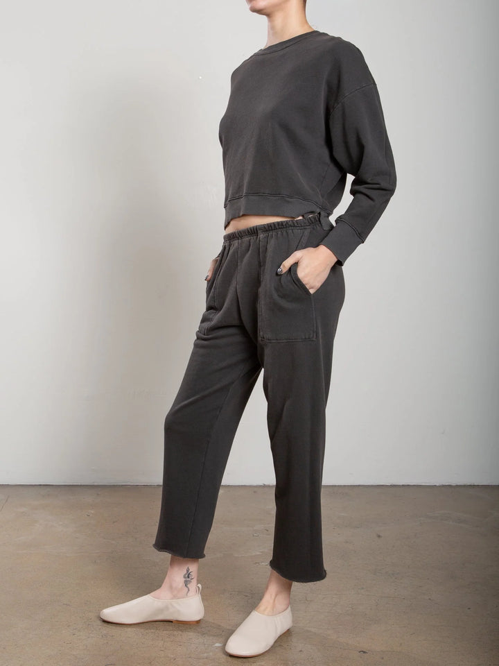 Pharaoh – Maxine French Terry Sweatpant in Vintage Black