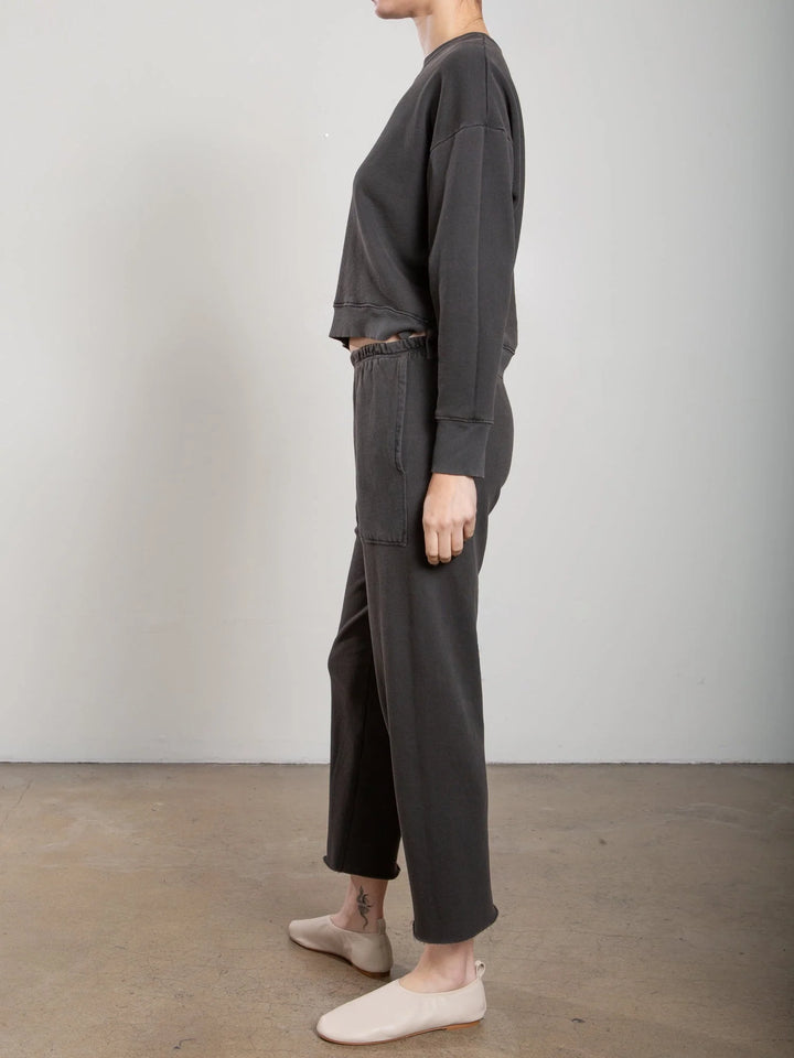 Pharaoh – Maxine French Terry Sweatpant in Vintage Black