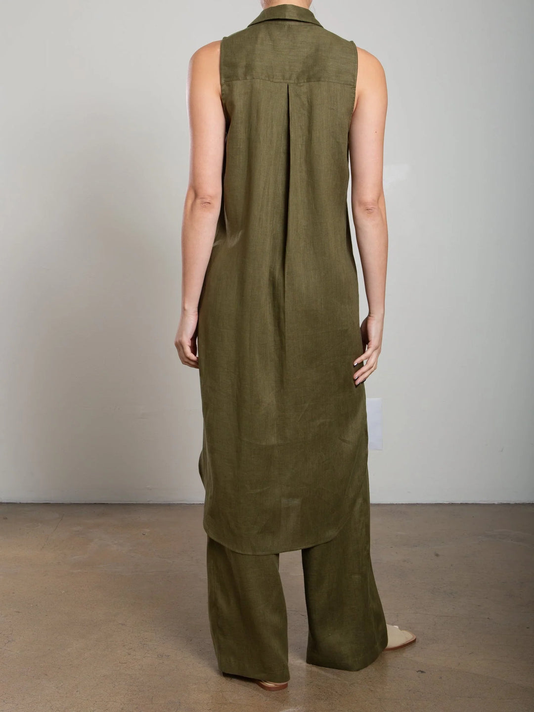 Pharaoh – Liz Dress in Surplus French Linen