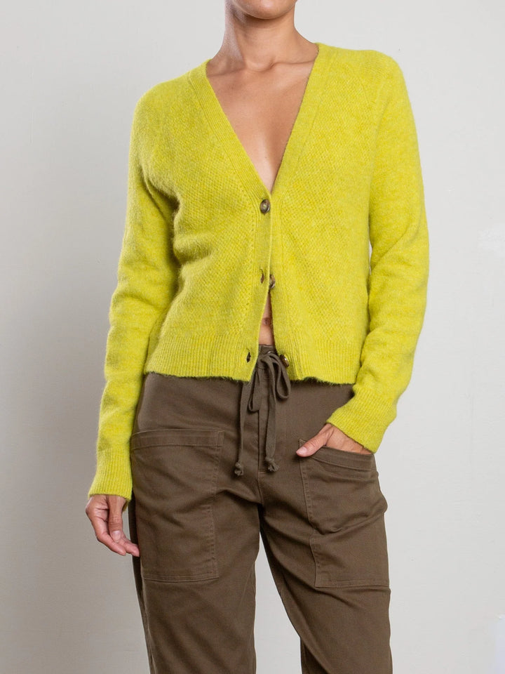 Pharaoh – Ana Halo Knitwear Cardigan in Acid