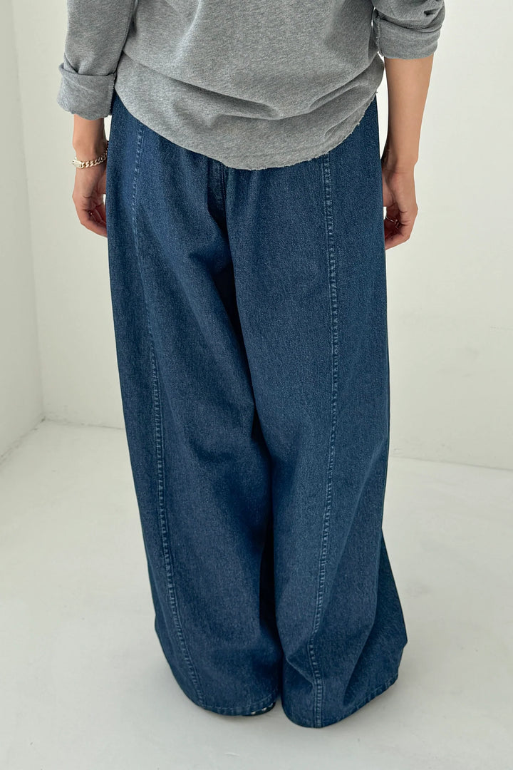 Le Bon Shoppe - Parachute Pants in Denim Blue