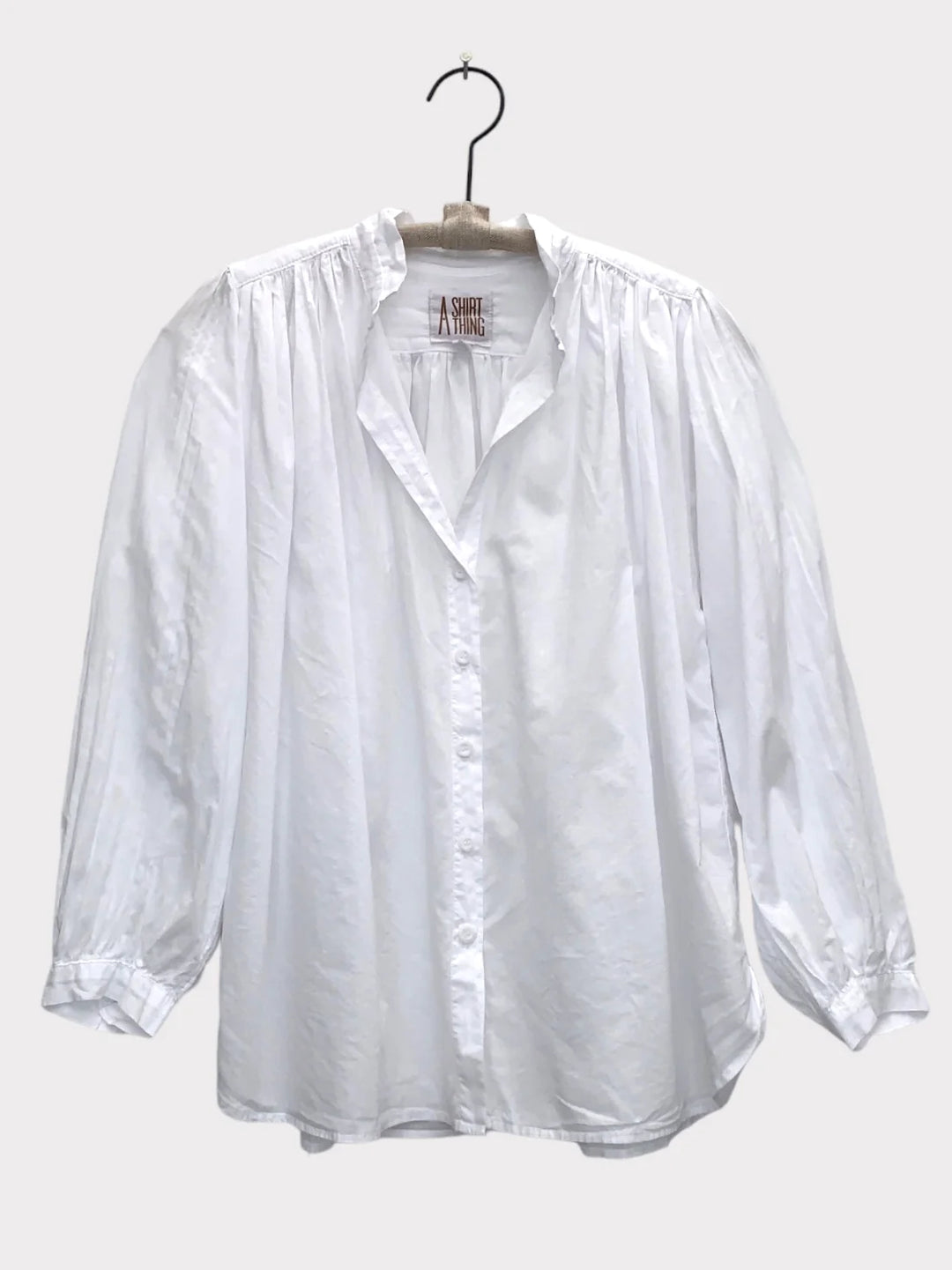 A Shirt Thing – Flora Cabo in White
