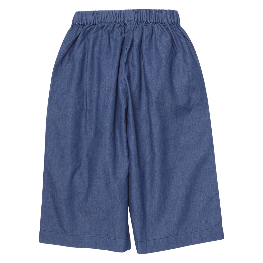 Pink Chicken – Girls Ruffle Chambray Pant