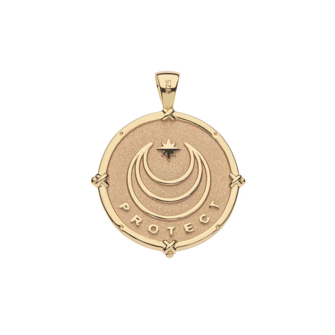 Jane Winchester - 'Protect' Year of the Snake Pendant Necklace on Drawn Link Chain