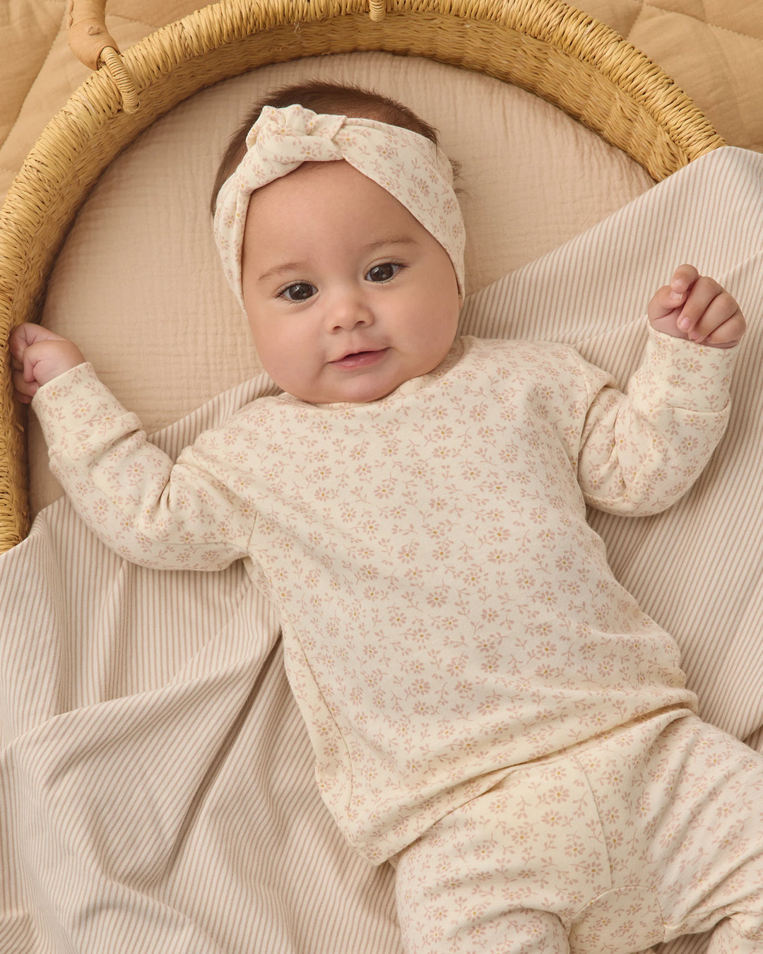 Quincy Mae - Jersey Pajama Set in Ditsy