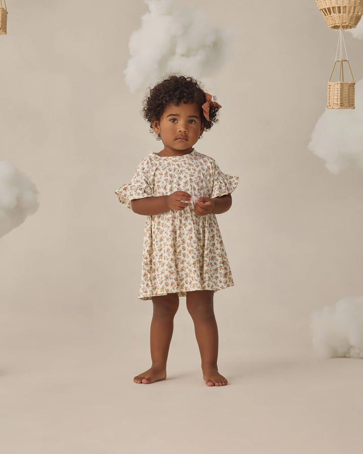Quincy Mae – Bamboo Babydoll Dress in Wildflower