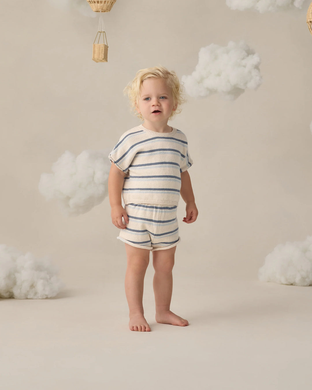 Quincy Mae – Relaxed Summer Knit Set in Ocean Stripes