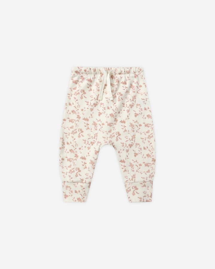 Quincy Mae – Drawstring Pants in French Garden