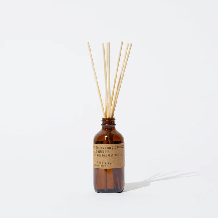 P.F Candle Co. – Teakwood & Tobacco Reed Diffuser