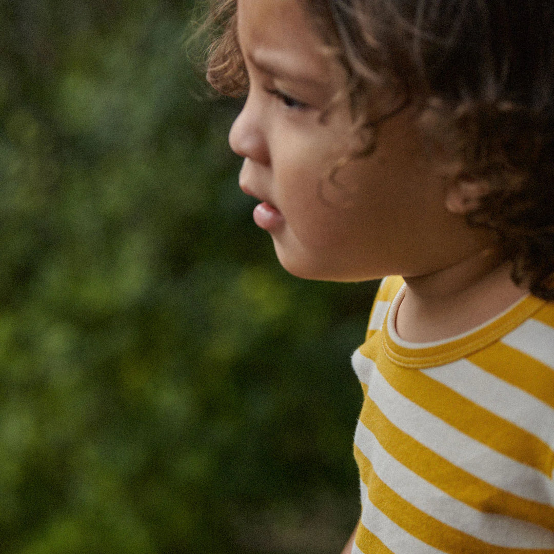 Nature Baby – River Tee in Golden Sea Stripe
