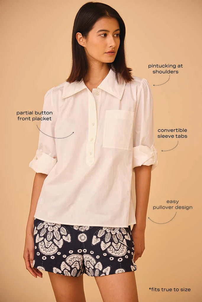 Hunter Bell – Phoenix Shirt in Bright White