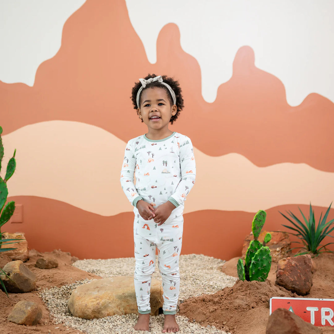 Kyte Baby - Long Sleeve Toddler Pajama Set in Road Trip