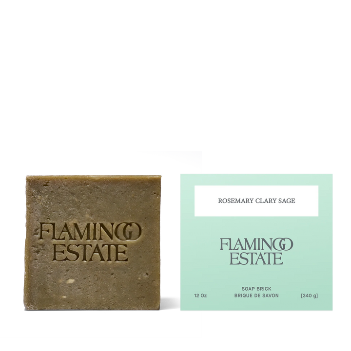Flamingo Estate – Rosemary Green Leaf Parsley Soap Brick