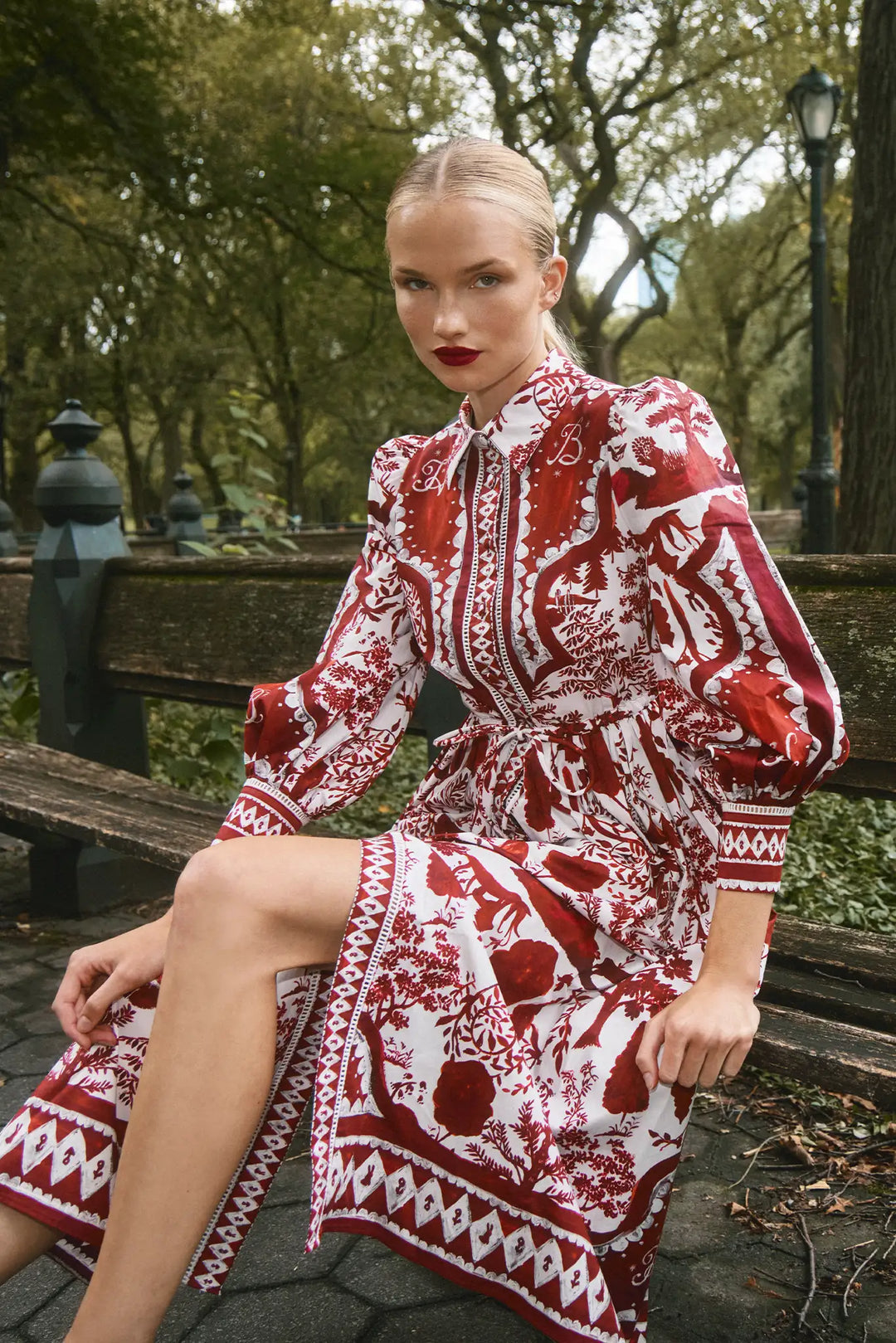 Hunter Bell – Rosie Dress in Central Park Toile