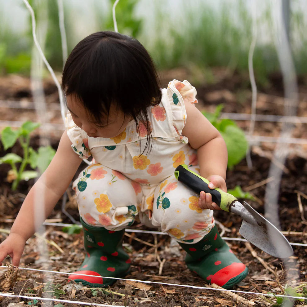 Little Green Radicals –– Flora Frill Summer Romper